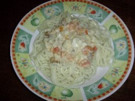 Spaghetti sauce au poisson