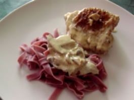 Poulet à la crème