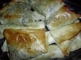 Briques farcies au feuilles de blettes et viande hâchée