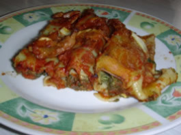 Cannelloni aux épinards et fromage blanc