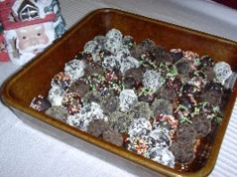 Truffes aux chocolat biscuité