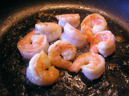 Crevettes au curry