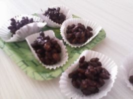 bouchées de riz soufflé au chocolat