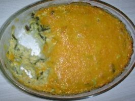 Gratin courgettes mimolette