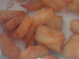 Bouchées de poisson frit