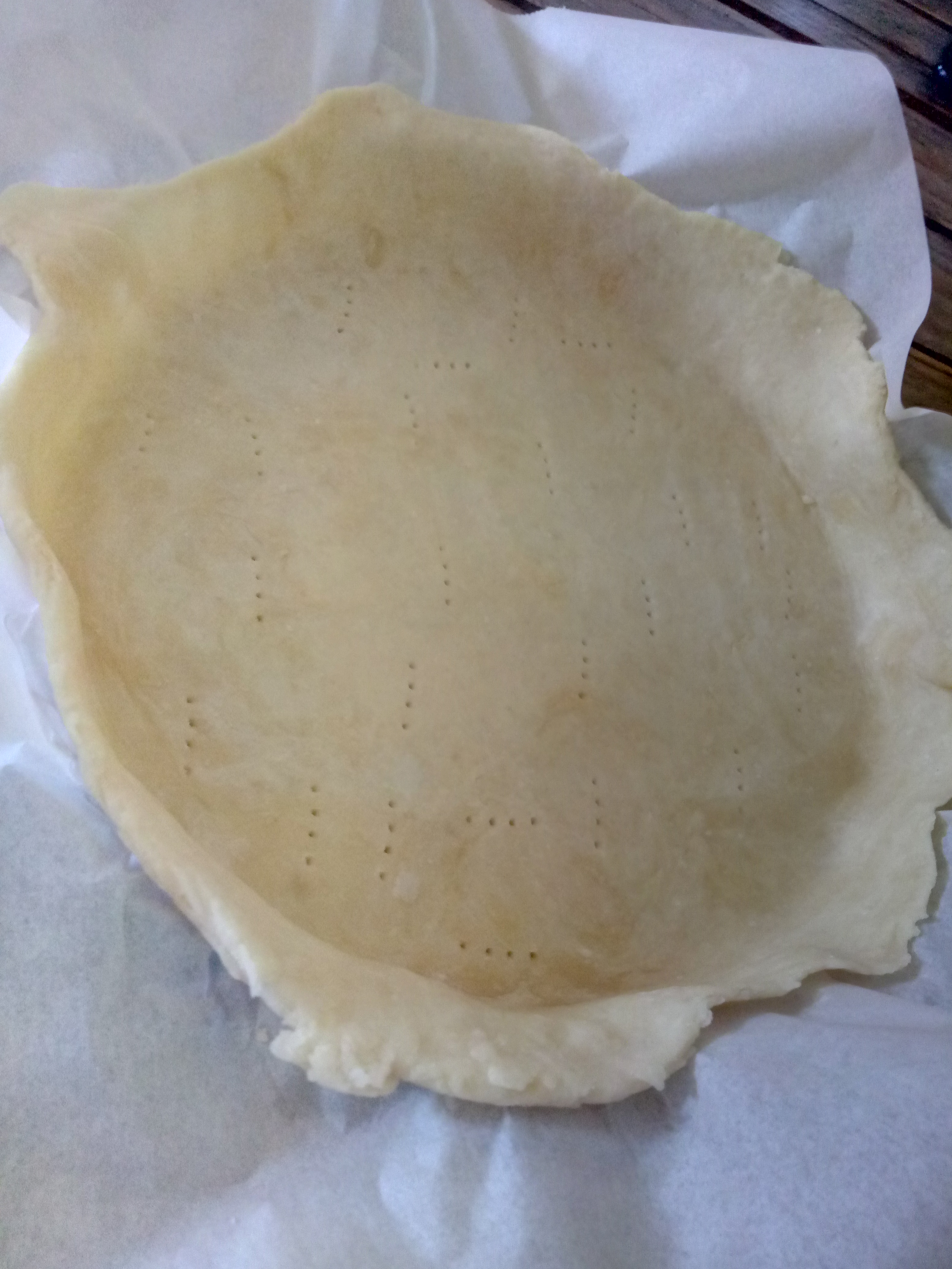 Pâte brisée rapide dite Tupperware