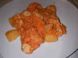 Blancs de poulet à la courge et pommes de terre